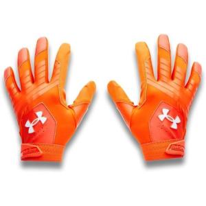imageUnder Armour Mens Clean Up Baseball Gloves860 Dark Orange  Dark Orange  White
