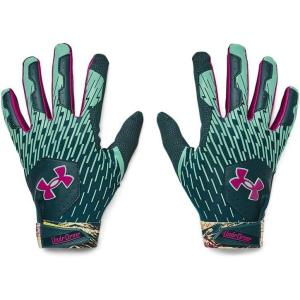 imageUnder Armour Mens Clean Up Culture Baseball Gloves461 Blackout Teal  Comet Green  Magenta Pop