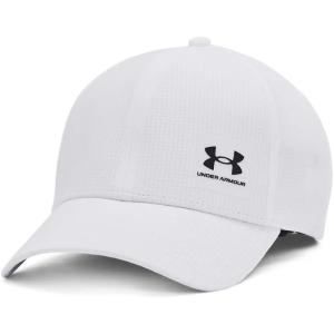 imageUnder Armour Mens Isochill ArmourVent Adjustable Hat100 White   Castlerock