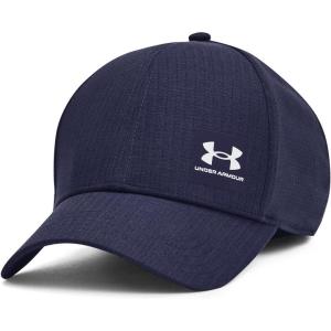 imageUnder Armour Mens Isochill ArmourVent Adjustable Hat410 Midnight Navy   Halo Gray