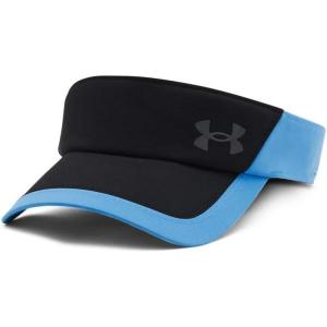 imageUnder Armour Mens Isochill Launch Run Visor002 Black  Viral Blue  Reflective