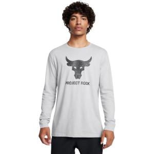 imageUnder Armour Mens Project Rock Brahma Bull Long Sleeve011 Mod Gray Medium Heather   Black