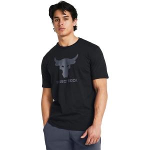 imageUnder Armour Mens Project Rock Payoff Graphic Short Sleeve T Shirt001 Black   Downpour Gray