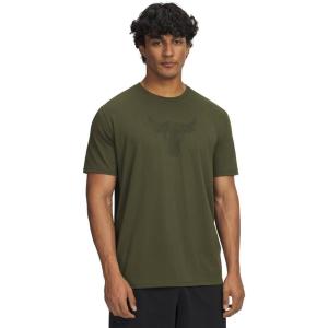 imageUnder Armour Mens Project Rock Payoff Graphic Short Sleeve T Shirt308 Expedition Green   Black