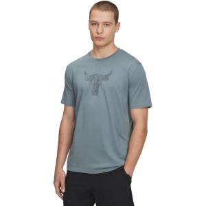 imageUnder Armour Mens Project Rock Payoff Graphic Short Sleeve T Shirt587 Jasper Blue   Black