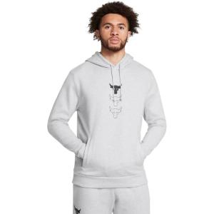 imageUnder Armour Mens Project Rock Rival Fleece Hoodie011 Mod Gray Medium Heather   Black