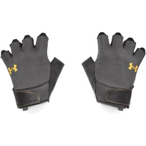 imageUnder Armour Mens Training Half Finger Gloves010 Jet Gray  Jet Gray  Orange Shock