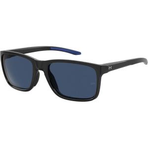 imageUnder Armour Mens UA Hustle Rectangular SunglassesBlackBlue