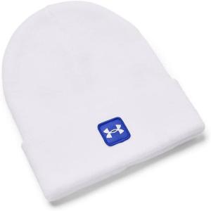 imageUnder Armour Unisex Halftime Cuff Beanie100 White  Versa Blue  White