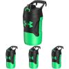 imageUnder Armour 32 oz Insulated Water Bottles  Sports Water Jug with Handle Fence Hook Leak Resistant for Baseball Football ampamp More 32 oz Water Bottles Sports Water Bottle InsulatedVapor GreenBlack