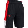 imageUnder Armour Boys Baseline Basketball Shorts002 Black   Racer Red