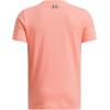 imageUnder Armour Boys Project Rock Payoff 2 Short Sleeve T Shirt896 Aero Orange   Black