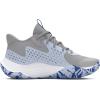 imageUnder Armour Kids Grade School Jet 23 Basketball Shoe104 Mod GrayNimbus BlueTech Blue
