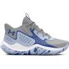 imageUnder Armour Kids Grade School Jet 23 Basketball Shoe104 Mod GrayNimbus BlueTech Blue