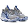 imageUnder Armour Kids Grade School Jet 23 Basketball Shoe104 Mod GrayNimbus BlueTech Blue