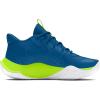 imageUnder Armour Kids Grade School Jet 23 Basketball Shoe401 Photon BlueHighvis YellowWhite