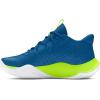 imageUnder Armour Kids Grade School Jet 23 Basketball Shoe401 Photon BlueHighvis YellowWhite