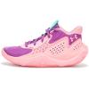 imageUnder Armour Kids Grade School Jet 23 Basketball Shoe514 Andromeda PurplePink VortexCosmo Pink