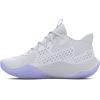 imageUnder Armour Kids Grade School Jet 23 Basketball ShoeHalo Graypurple Ice