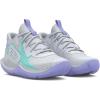 imageUnder Armour Kids Grade School Jet 23 Basketball ShoeHalo Graypurple Ice