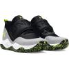 imageUnder Armour Kids Grade School Zone Basketball 2 Shoe004 BlackMod GrayHigh Vis Yellow