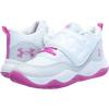 imageUnder Armour Kids Grade School Zone Basketball 2 Shoe102 Halo GrayDistant GrayVivid Magenta