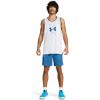 imageUnder Armour Mens Baseline Basketball Shorts444 Viral Blue  Photon Blue  White