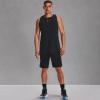imageUnder Armour Mens Baseline Cotton Tank004 Black   Bolt Red