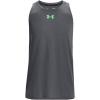 imageUnder Armour Mens Baseline Cotton Tank014 Pitch Gray   Green Screen