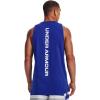 imageUnder Armour Mens Baseline Cotton Tank400 Royal   White