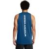 imageUnder Armour Mens Baseline Cotton Tank426 Varsity Blue   White