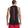 imageUnder Armour Mens Baseline Cotton TankBlack 001Red