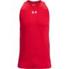 imageUnder Armour Mens Baseline Cotton TankRed  White  White