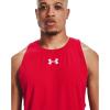 imageUnder Armour Mens Baseline Cotton TankRed 600Summit White