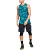 imageUnder Armour Mens Baseline Cotton TankTeal Vibe 417Ash Gray