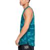 imageUnder Armour Mens Baseline Cotton TankTeal Vibe 417Ash Gray