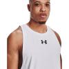 imageUnder Armour Mens Baseline Cotton TankWhite 100Black