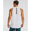 imageUnder Armour Mens Baseline Cotton TankWhite 103Pitch Gray