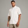 imageUnder Armour Mens Drift Tide 20 Plaid ShortSleeve TShirt201 Brownstone  White  Brownstone
