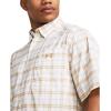 imageUnder Armour Mens Drift Tide 20 Plaid ShortSleeve TShirt201 Brownstone  White  Brownstone