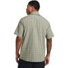 imageUnder Armour Mens Drift Tide 20 Plaid ShortSleeve TShirt390 Marine Od Green  Grove Green  Baroque Green