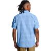 imageUnder Armour Mens Drift Tide 20 Plaid ShortSleeve TShirt467 Horizon Blue   Tech Blue