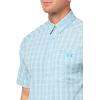 imageUnder Armour Mens Drift Tide 20 Plaid ShortSleeve TShirt468 Harbor Blue   Ether Blue