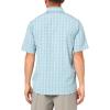imageUnder Armour Mens Drift Tide 20 Plaid ShortSleeve TShirt468 Harbor Blue   Ether Blue