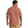 imageUnder Armour Mens Drift Tide 20 Plaid ShortSleeve TShirt696 Canyon Pink   Earthen Orange