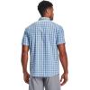 imageUnder Armour Mens Drift Tide 20 Plaid ShortSleeve TShirtStone 279Victory Blue