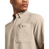 imageUnder Armour Mens Drift Tide 20 ShortSleeve TShirt203 Timberwolf Taupe   Taupe Dusk