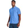imageUnder Armour Mens Drift Tide 20 ShortSleeve TShirtCarolina Blue 475Deep Sea