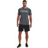 imageUnder Armour Mens Fish Strike ShortSleeve TShirt013 Pitch Gray  Mod Gray  Mod Gray
