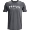 imageUnder Armour Mens Fish Strike ShortSleeve TShirt013 Pitch Gray  Mod Gray  Mod Gray